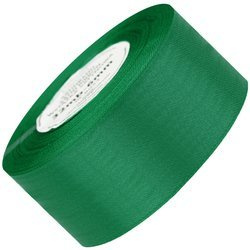 Wstążka satynowa ciemna zielona 50mm - 32mb