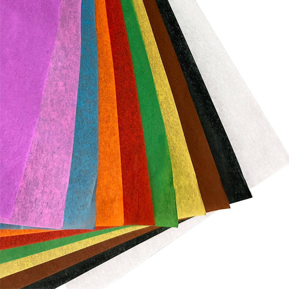 Bibuła w arkuszach - Blok A4, 10 kolorów