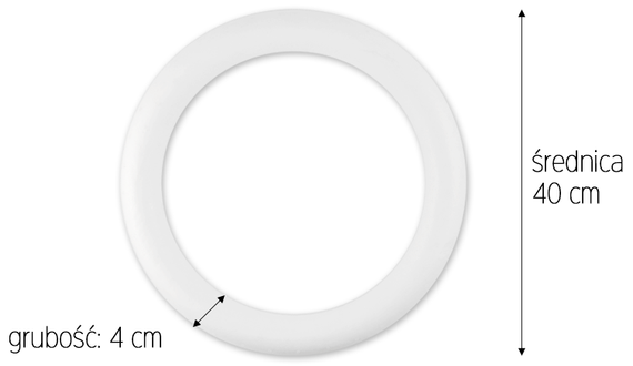 Oponka styropianowa 40cm