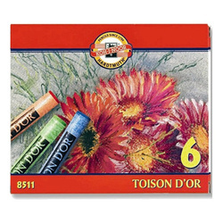 Pastele suche Koh-I-Noor Toison D’or zestaw 6 kolorów