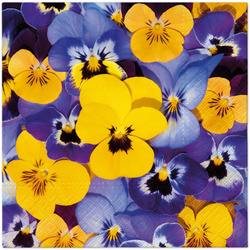 Serwetka do Decoupage 33x33cm - Looking Pansies