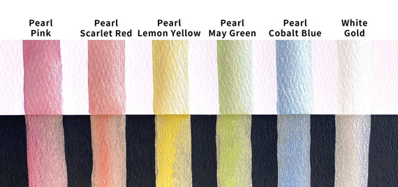 Japońskie farby akwarelowe - Gansai Tambi - 12szt