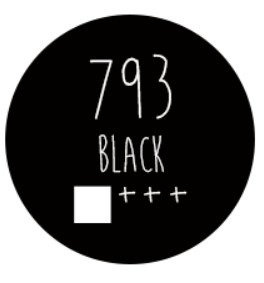 Farba akrylowa Phoenix 500ml - 793 Black - czarna