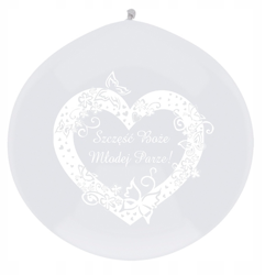 Balon gigant Szczęść Boże 100cm dekoracyjny