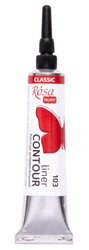 Farba akrylowa konturowa Rosa Talent 20ml Czerwona