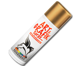 Farba metaliczna akrylowa w sprayu 200ml Renesans Art&Grafik, pale gold - złoto blade