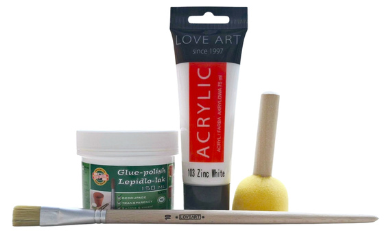 Zestaw startowy do decoupage Wielkanocny 12 elementów