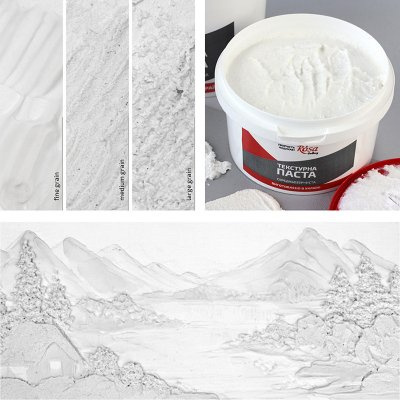 Pasta strukturalna Rosa 280 ml - biała średnioziarnista