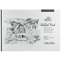 Szkicownik Sketch Pad Phoenix 160g 190x270 mm, 20 arkuszy