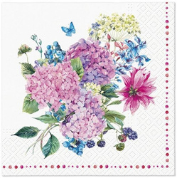 Serwetka do Decoupage 33x33cm - Hydrangea Bouquet