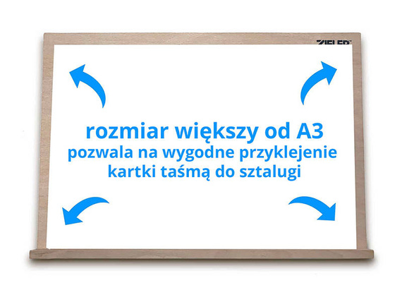 Sztaluga stołowa bukowa Zieler A3 - 45x31,7cm