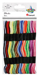 Włóczka mulina 10szt. 8m - dwukolorowa