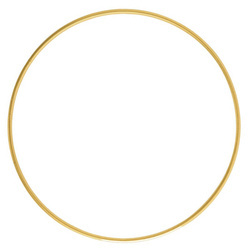 Koło / obręcz do łapacza snów złoto 15cm