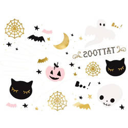 Tatuaże zmywalne dla dzieci - BOO 12 sztuk