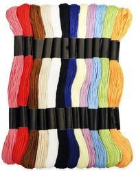 Włóczka mulina 12szt x 8m - mix kolorów