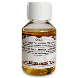Medium olejne sykatywowe do farb olejnych  Renesans 100ml
