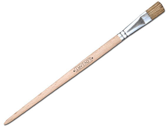 Pędzel szczecinowy płaski LOVEART - r. 2
