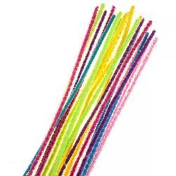 Druciki kreatywne neonowe - miks kolorów - 20szt