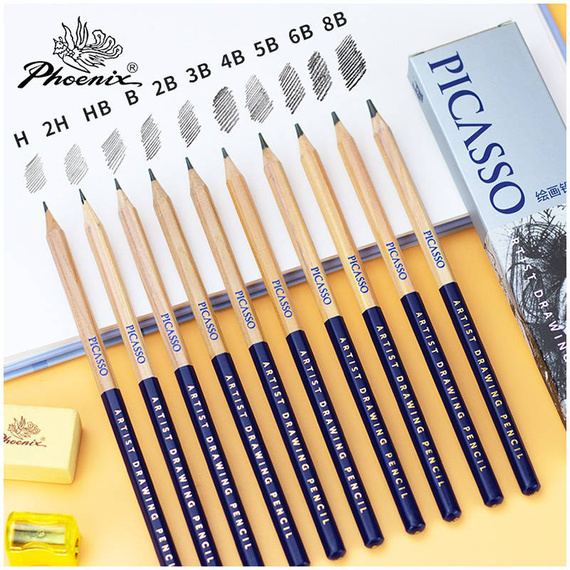 Ołówek grafitowy Phoenix - Picasso B