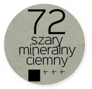 Farba akrylowa Renesans 200ml - 72 szara ciemna mineralna