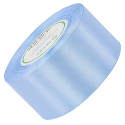 Wstążka satynowa jasna niebieska 50mm - 32mb