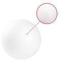 Kula styropianowa - bombka, 15 cm