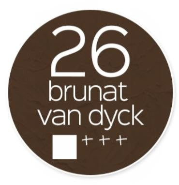 Farba akrylowa Renesans 200ml - 26 brunat van dyck - brązowa