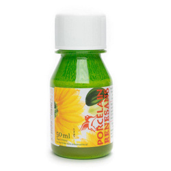 Farba do malowania gliny, porcelany Renesans 50ml zieleń cytrynowa