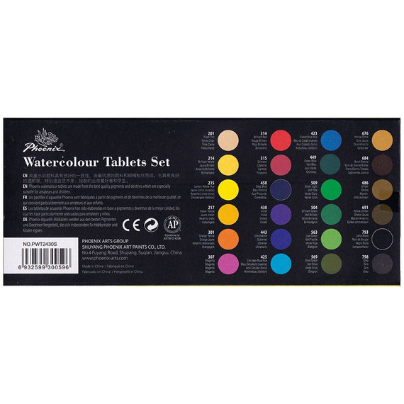 Farby akwarelowe Phoenix 24 szt.