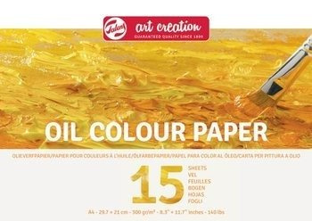 Blok do farb olejnych Talens 300 g - A4, 15 arkuszy