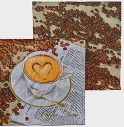 Serwetka do Decoupage 33x33cm - Coffee time
