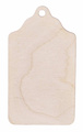 Drewniane zawieszki 10szt. -  Bileciki do prezentów 4,5x8cm
