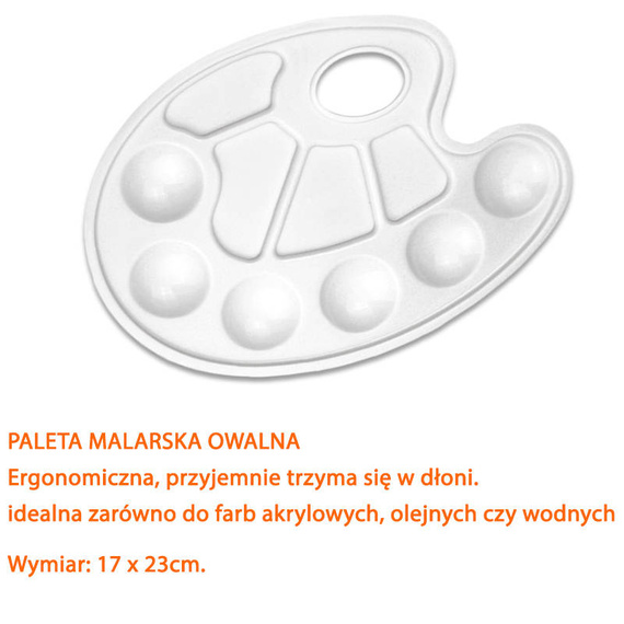 Zestaw malarski - Farby akrylowe, Podobrazia, Pędzle, Paletka