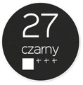 Farba akrylowa Renesans 200ml - 27 czarna