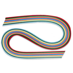 Paski do quillingu 3mm 12 kolorów - 200szt.