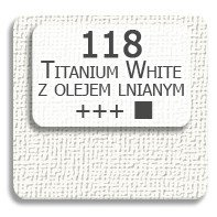 Farba olejna Talens Van Gogh 200 ml - 118 Titanium white - biel tytanowa z olejem lnianym