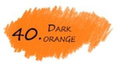 Pastel suchy Toison D'Or Koh-I-Noor, 40 dark orange (ciemnopomarańczowy)