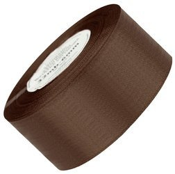 Wstążka satynowa brązowa 50mm - 32mb