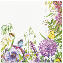 Serwetka do Decoupage 33x33cm - Wildflowers Frame