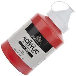 Farba akrylowa Phoenix 500ml - 324 Vermilion - czerwona