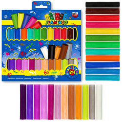 Plastelina Flamingo 24 kolory