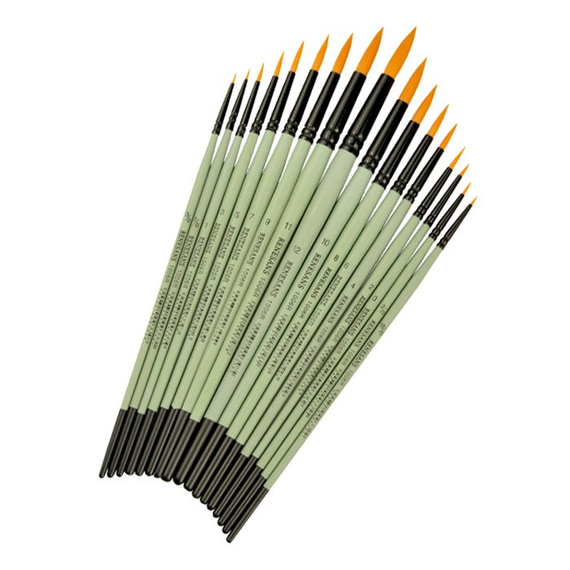 Pędzel syntetyczny okrągły Renesans - nr. 2/0