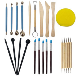 Zestaw narzędzi do modelowania gliny - Loveart - 23 elementy