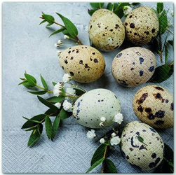 Serwetka do Decoupage 33x33cm - Natural eggs