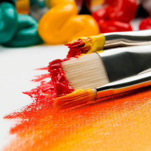 Blok do farb akrylowych Loveart 230g - A4