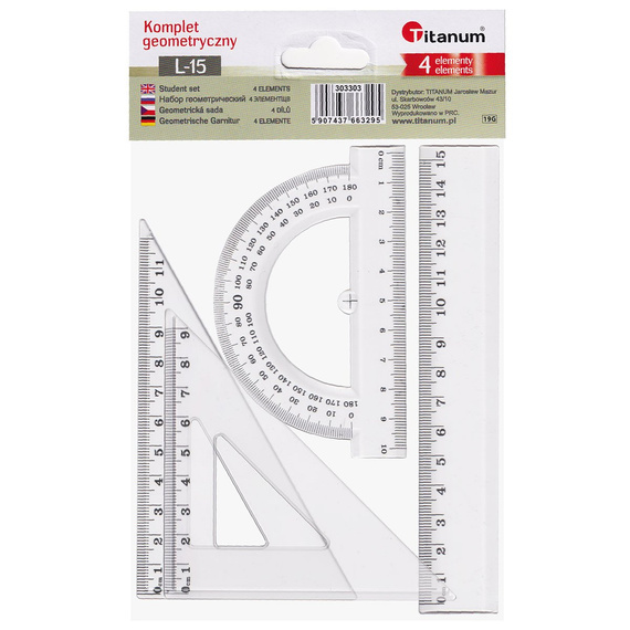 Zestaw geometryczny 4 elementy