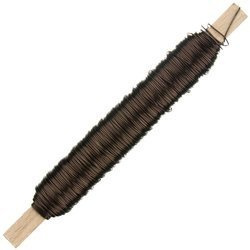 Drut florystyczny na patyku - Brązowy 0,5mm 100g