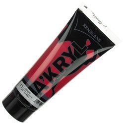 Farba akrylowa Renesans 200ml - 11 karmin (głęboka czerwień)