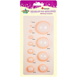 Szablon kołowy 3D do quillingu - Titanum