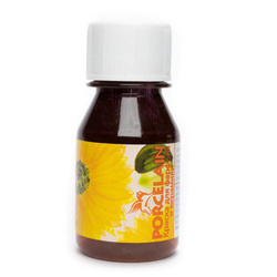 Farba do malowania gliny, ceramiki, porcelany Renesans 50ml bordowa